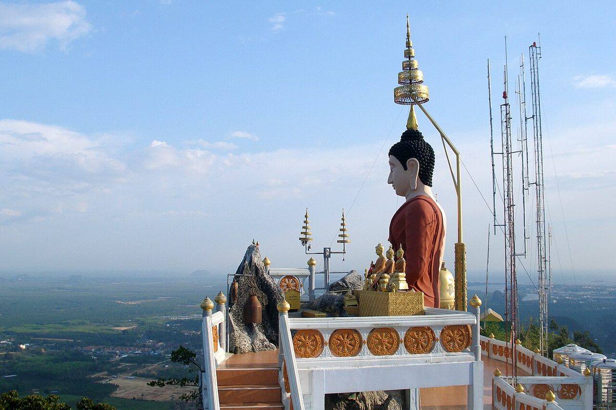 Buddha statue at Tiger Cave Temple near Krabi Town